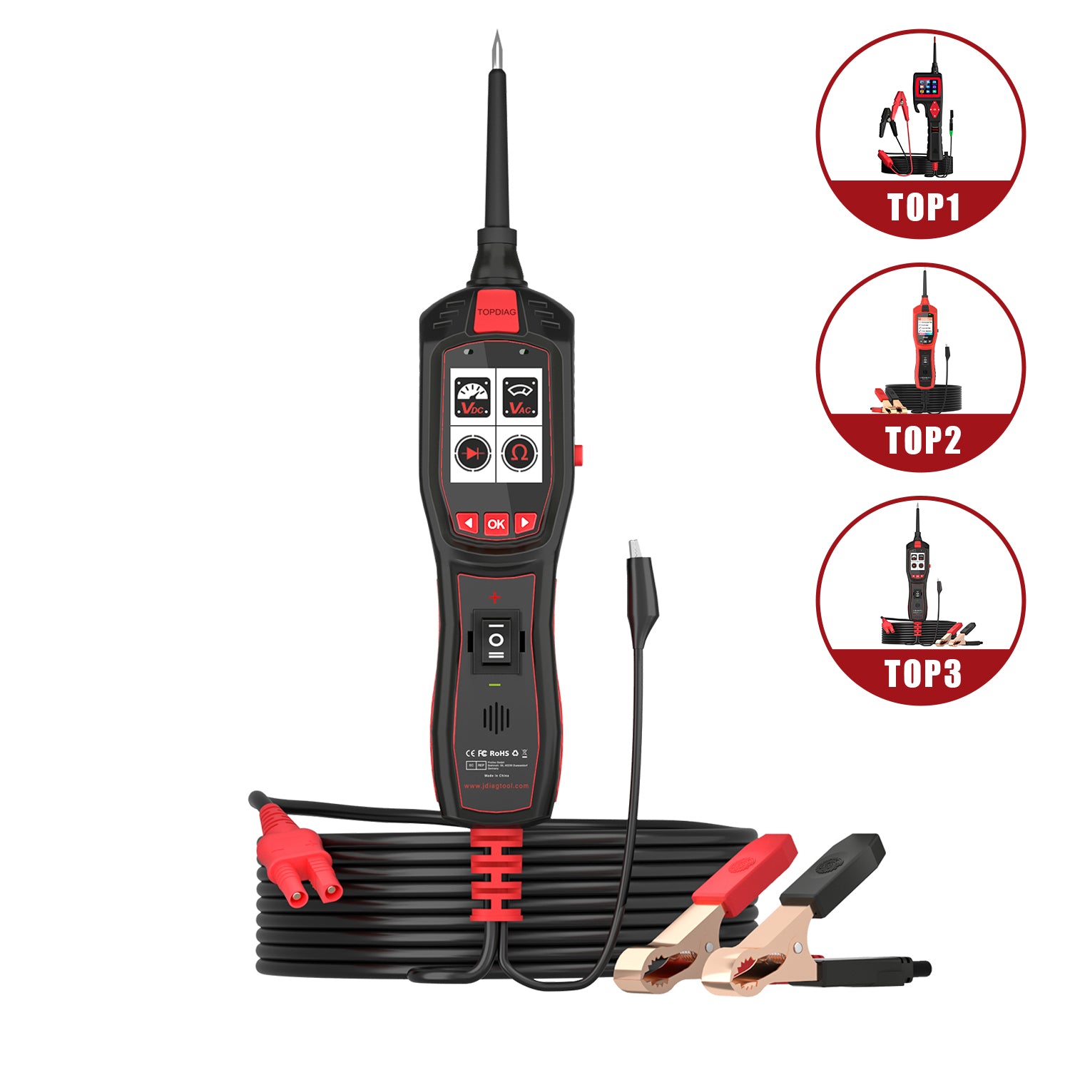 TopDiag P150 Car Tester Automotive Electrical Tester