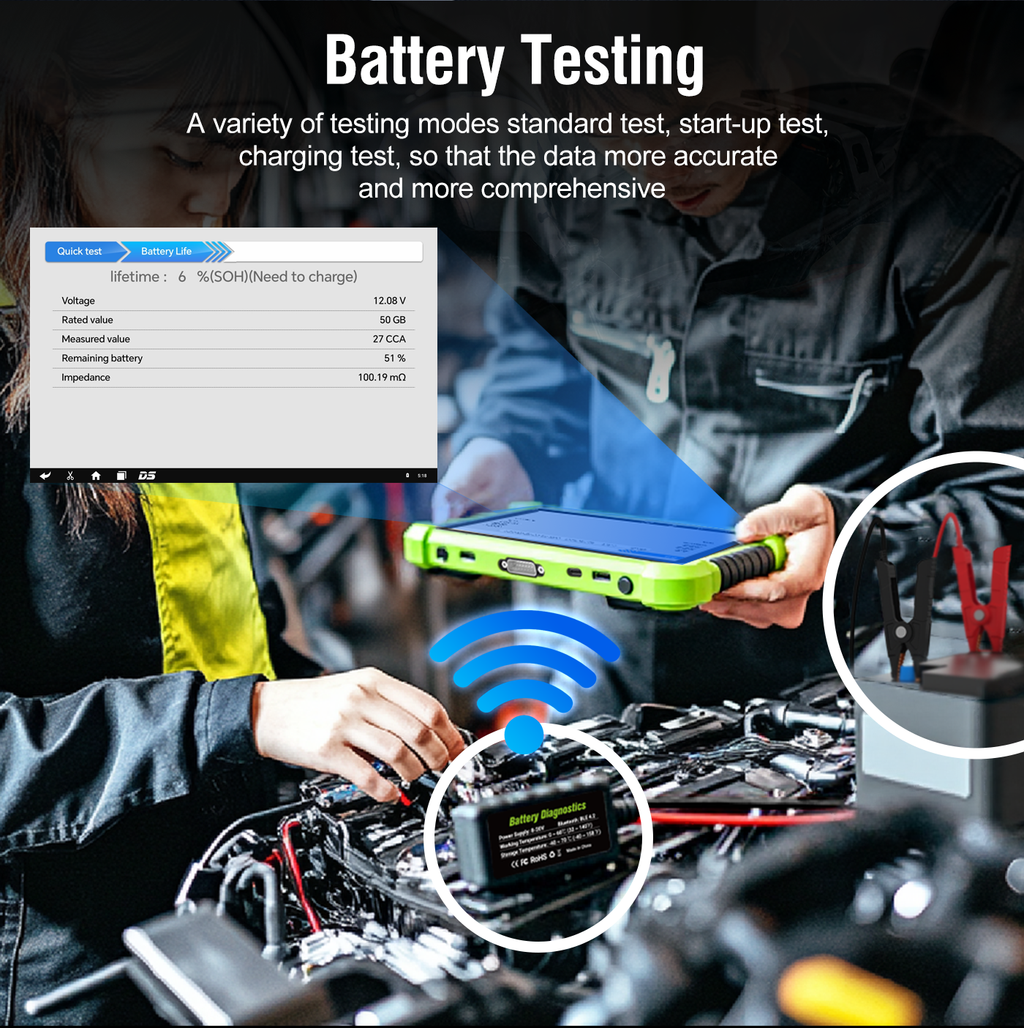 JDiag MOTOSYS M400pro Universal Smart Motorcycle OBD2 Scanner 8.0 Inch Flatbed Scanner for Android