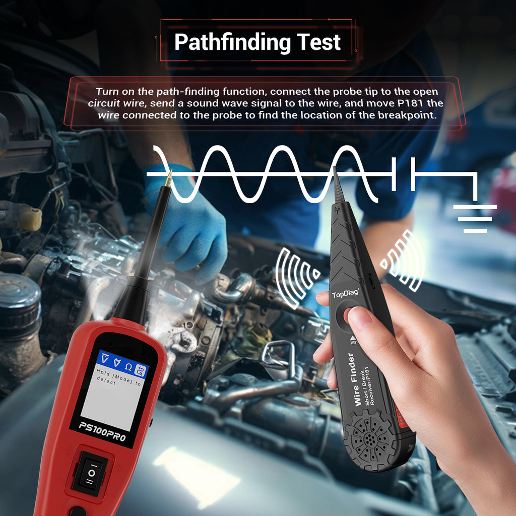 2025 PS100PRO Circuit Tester, Power Circuit Probe Scan Tool