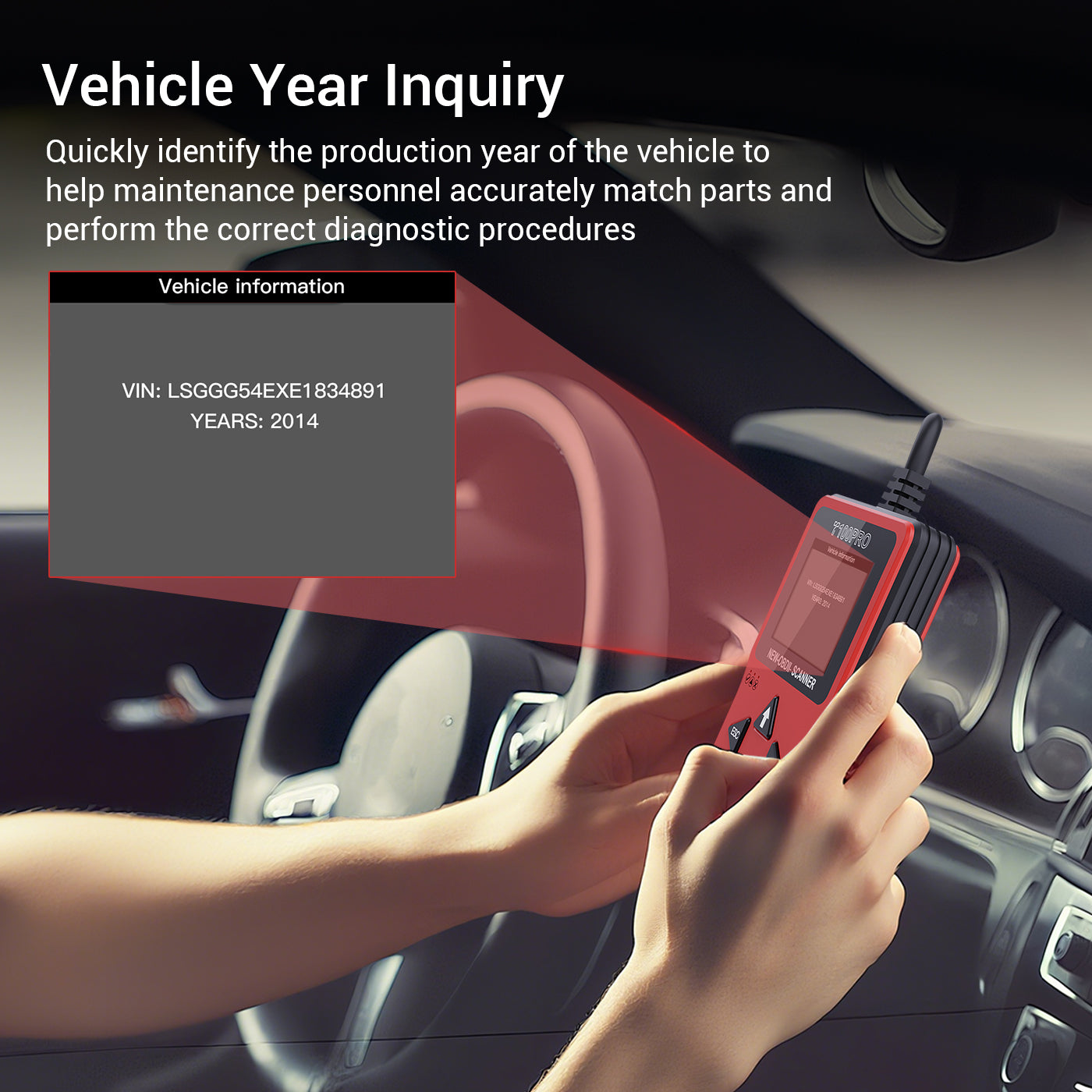T100PRO OBD II Scanner